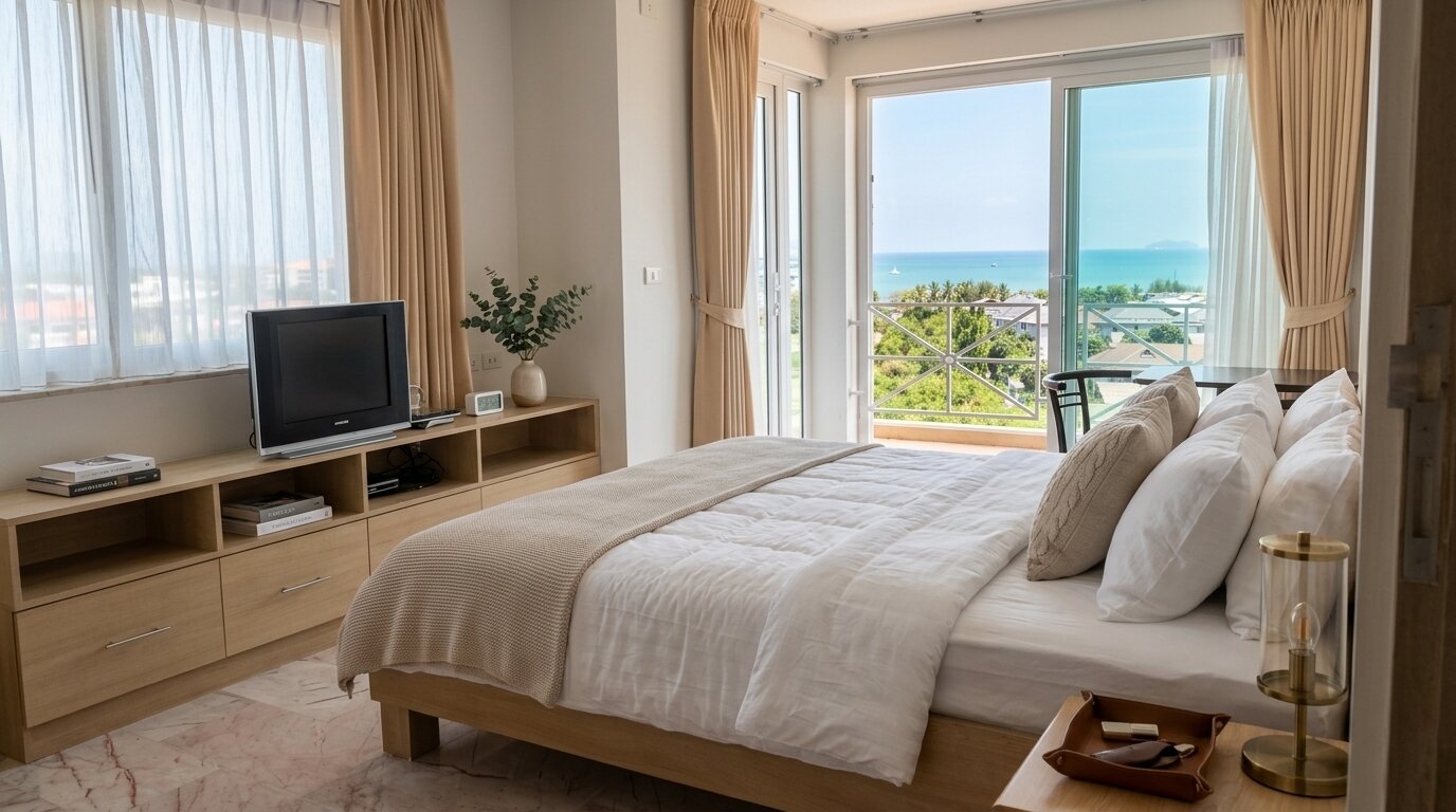Elegant 2-Bedroom Corner Condo with Double Sea Views — photo 1